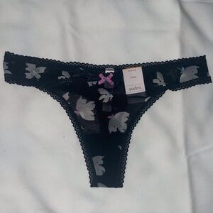 Auden Black Thong